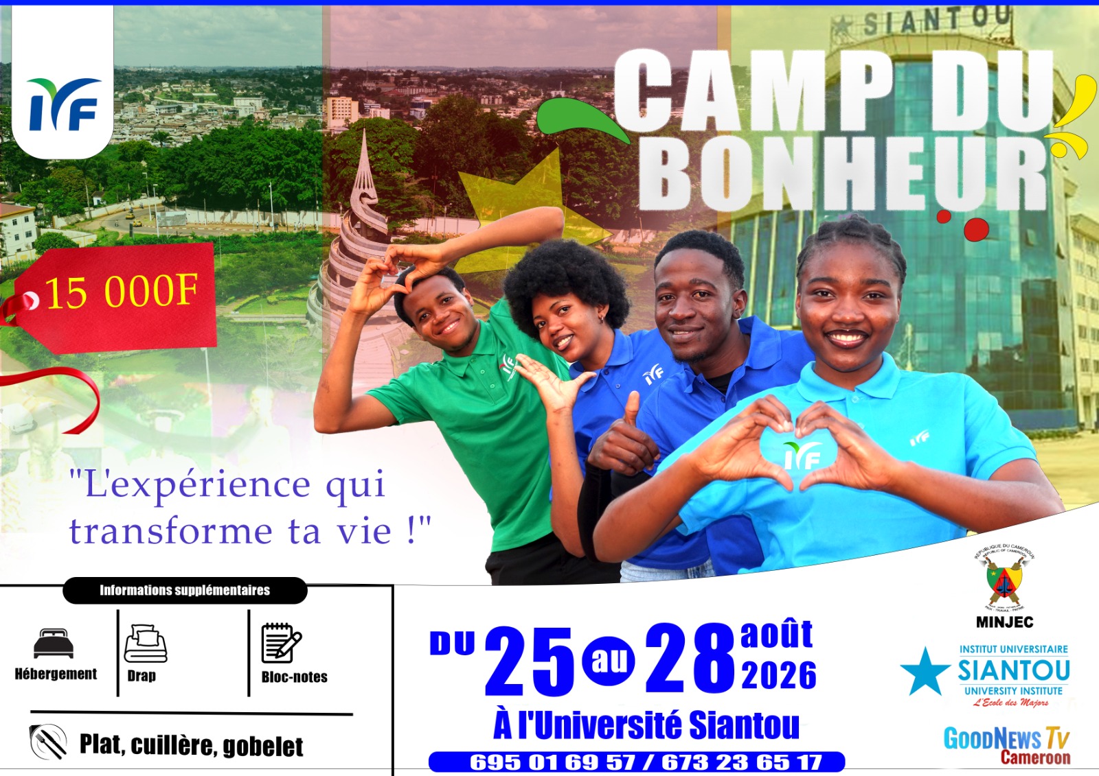 Camp du Bonheur 2026 : quatre jours pour vivre une expérience qui transforme la vie